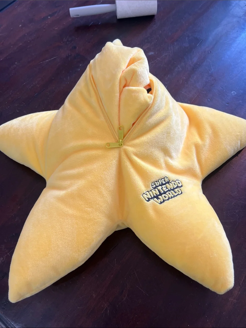 Super Mario Nintendo World Japan Star Question Block Reversible Plush Cushio